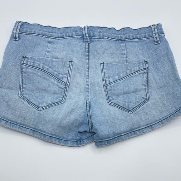 21 Denim Low Rise Jean Shorts sz 28 - Picture 3 of 5